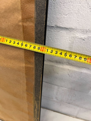 Elegant Black Framed Square Wall Mirror β Minor Scratches