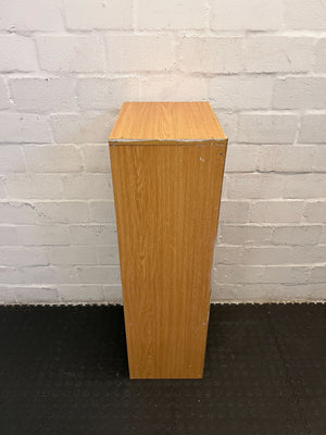 Stylish Oak Wood Open Shelf Unit - Minimalist Storage Solution - REDUCED