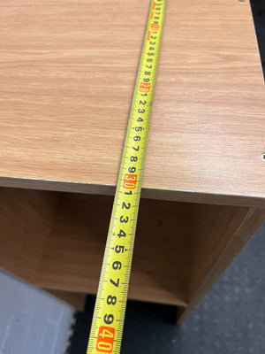 Stylish Oak Wood Open Shelf Unit - Minimalist Storage Solution - REDUCED