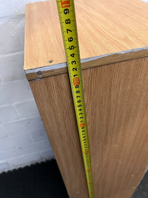 Stylish Oak Wood Open Shelf Unit - Minimalist Storage Solution - REDUCED