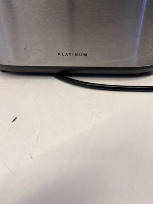 Sleek Stainless Steel 2-Slice Toaster - Minor Scratches