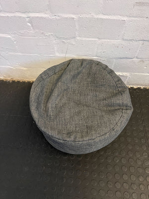 Cozy Grey Fabric Bean Bag Chair - Minor Wear
