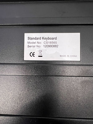 Compact Black Wired Keyboard - Reliable Performance for Home or Office - 2ndhandwarehouse.com