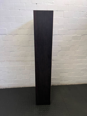 Modern Dark Brown Bookshelf with Doors and Minor Marks - REDUCED