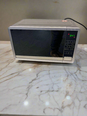 Stainless Steel Kambrook Microwave with Minor Scratches
