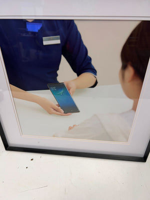 Framed Contemporary Art Print - Black Frame, Stylish Design - 2ndhandwarehouse.com