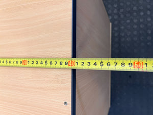 Modern Wooden Filing Cabinet with Lockable Drawer - Light Wood Finish