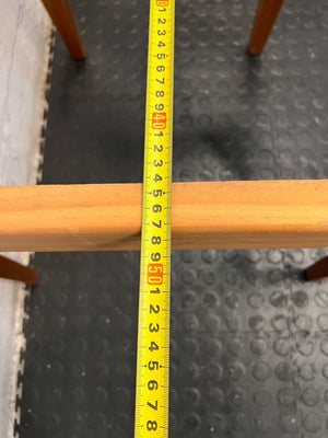 Vintage Wooden Armchair Frame β Natural Finish, Minor Wear - 2ndhandwarehouse.com