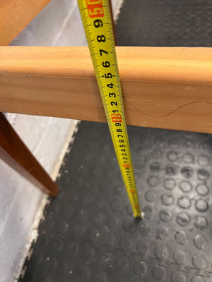 Vintage Wooden Armchair Frame β Natural Finish, Minor Wear - 2ndhandwarehouse.com