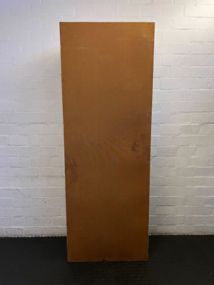 Stylish White Wooden Display Cabinet with Glass Shelves - REDUCED