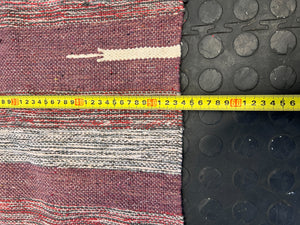 Stylish Handwoven Multicolor Runner Rug - Minor Signs of Wear