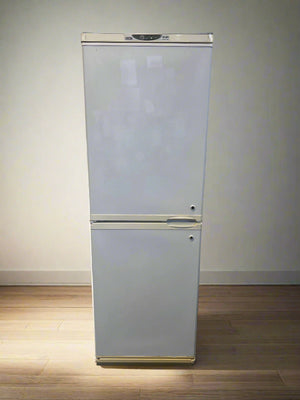 White Two-Door Fridge with Minor Scratches - REDUCED