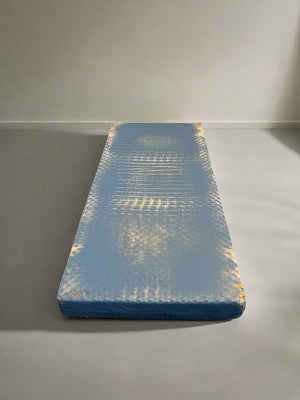 Comfortable Blue Foam Single Mattress - Minor Wear, Affordable Sleep Solution