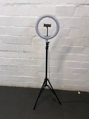 π Adjustable Black Ring Light with Tripod Stand β Like New!