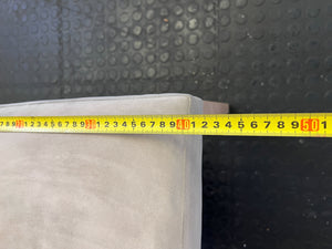 Modern Beige Upholstered Dining Chair with Light Wooden Frame