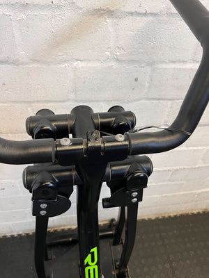 Compact Black Exercise Stepper with Handlebars - Great Condition