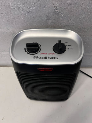 Compact Russell Hobbs Black Portable Fan-Heater β Great Condition!