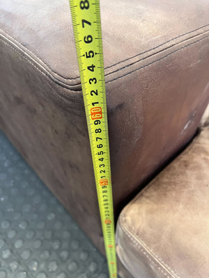 Stylish Brown Chaise Lounge - Ultimate Relaxation Piece - Minor Wear - REDUCED