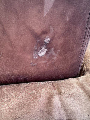 Stylish Brown Chaise Lounge - Ultimate Relaxation Piece - Minor Wear - REDUCED