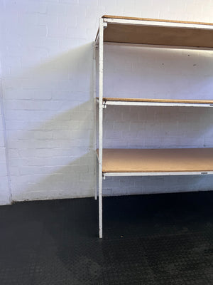 Versatile 3-Tier Industrial Shelving Unit