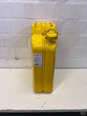 Robust 20L Yellow Metal Diesel Fuel Can