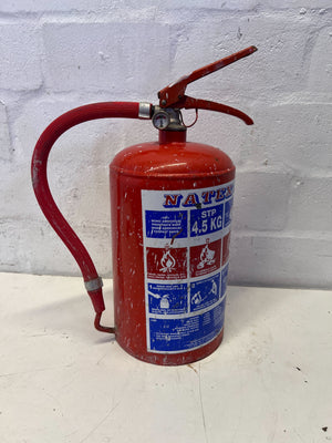 Vintage NATEX 4.5 KG Fire Extinguisher - Industrial Decor
