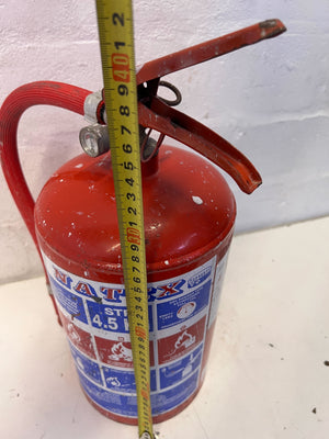 Vintage NATEX 4.5 KG Fire Extinguisher - Industrial Decor