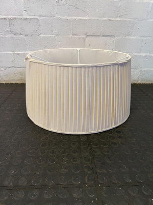 Classic Cream Pleated Drum Lampshade