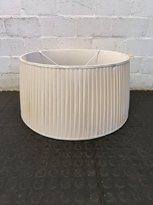 Classic Cream Pleated Drum Lampshade