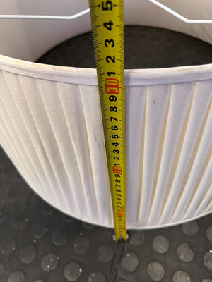 Classic Cream Pleated Drum Lampshade