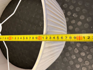 Classic Cream Pleated Drum Lampshade