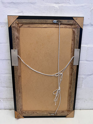 Elegant Silver-Framed Wall Mirror