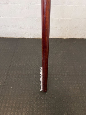 Sleek Wooden and Metal Wall-Mounted Railing