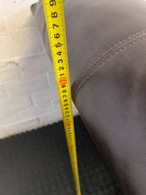 Pre-Loved Dark Brown Recliner Chair - Needs TLC