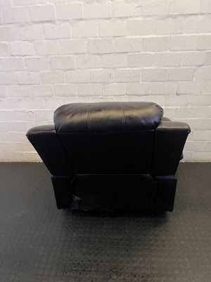 Pre-Loved Dark Brown Recliner Chair - Needs TLC