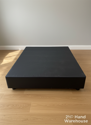 Sleek Black Low-Profile Queen Bed Base ✨
