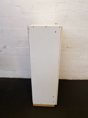Versatile White Storage Cabinet with Single Door