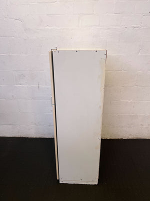 Versatile White Storage Cabinet with Single Door