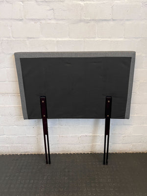 Modern Grey Upholstered Single Headboard