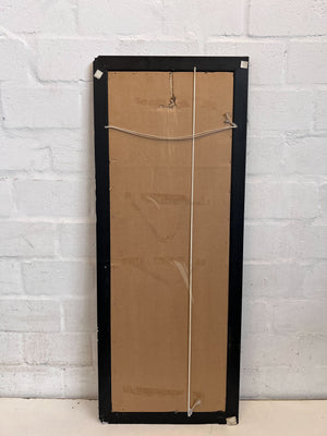 Elegant Dark Framed Wall Mirror