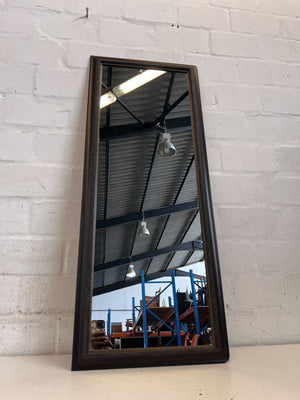 Elegant Dark Framed Wall Mirror