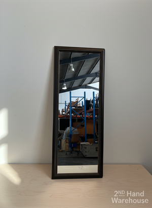 Elegant Dark Framed Wall Mirror