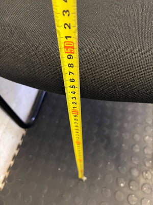 Stylish Used Office Chair - Red & Black Cantilever Design