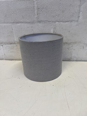 Chic Grey Fabric Drum Lampshade