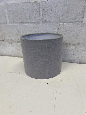 Chic Grey Fabric Drum Lampshade