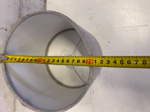 Chic Grey Fabric Drum Lampshade
