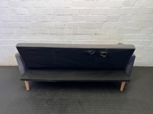 Modern Grey Fabric Sofa Bed - Compact & Versatile
