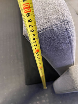 Modern Grey Fabric Sofa Bed - Compact & Versatile