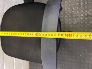 Comfortable Black Mesh Office Chair with Armrests