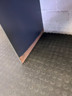 Modern Two-Tone Compact Desk with Storage